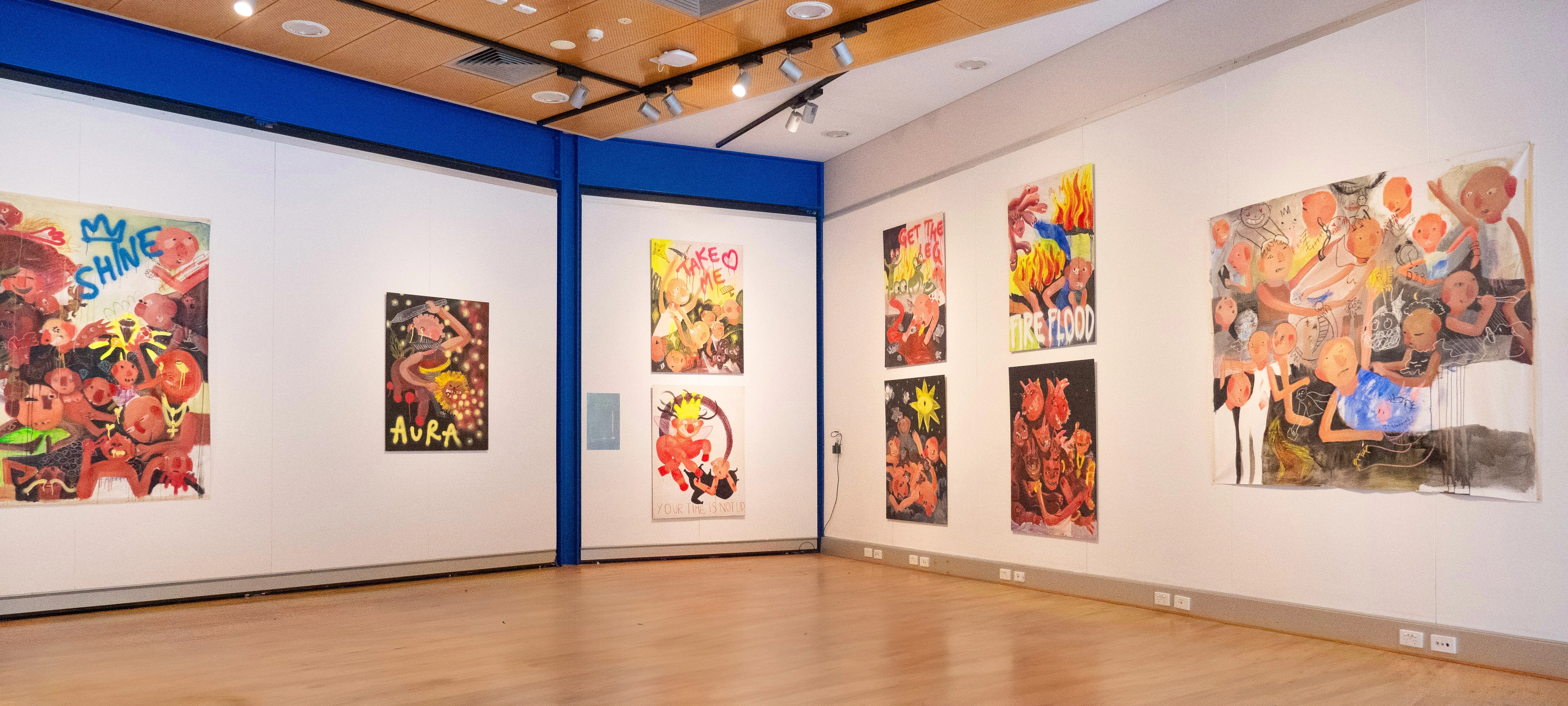 Gallery view from FAM+ Graduate Exhibition 2024