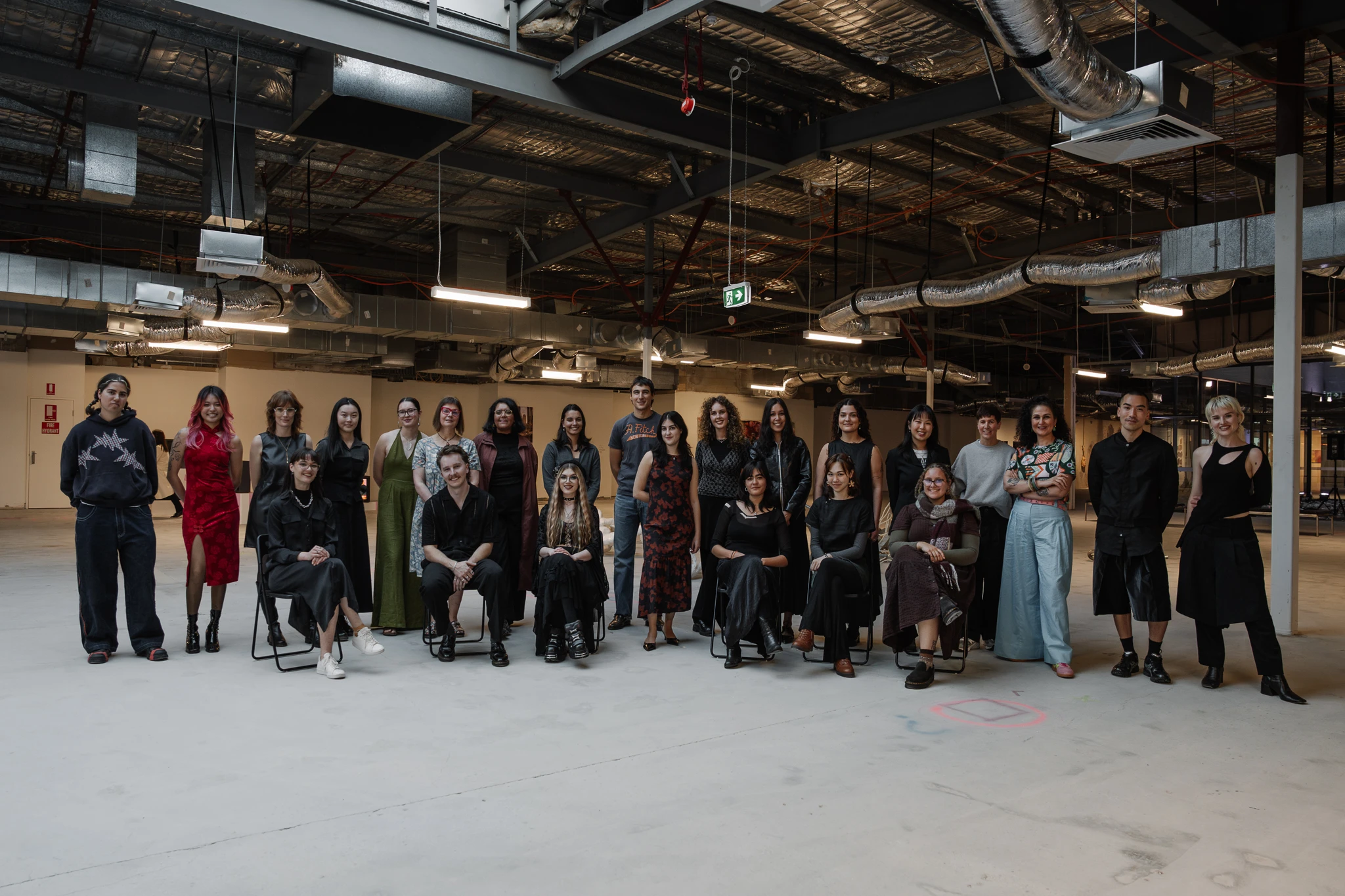 Exhibition view from Hatched